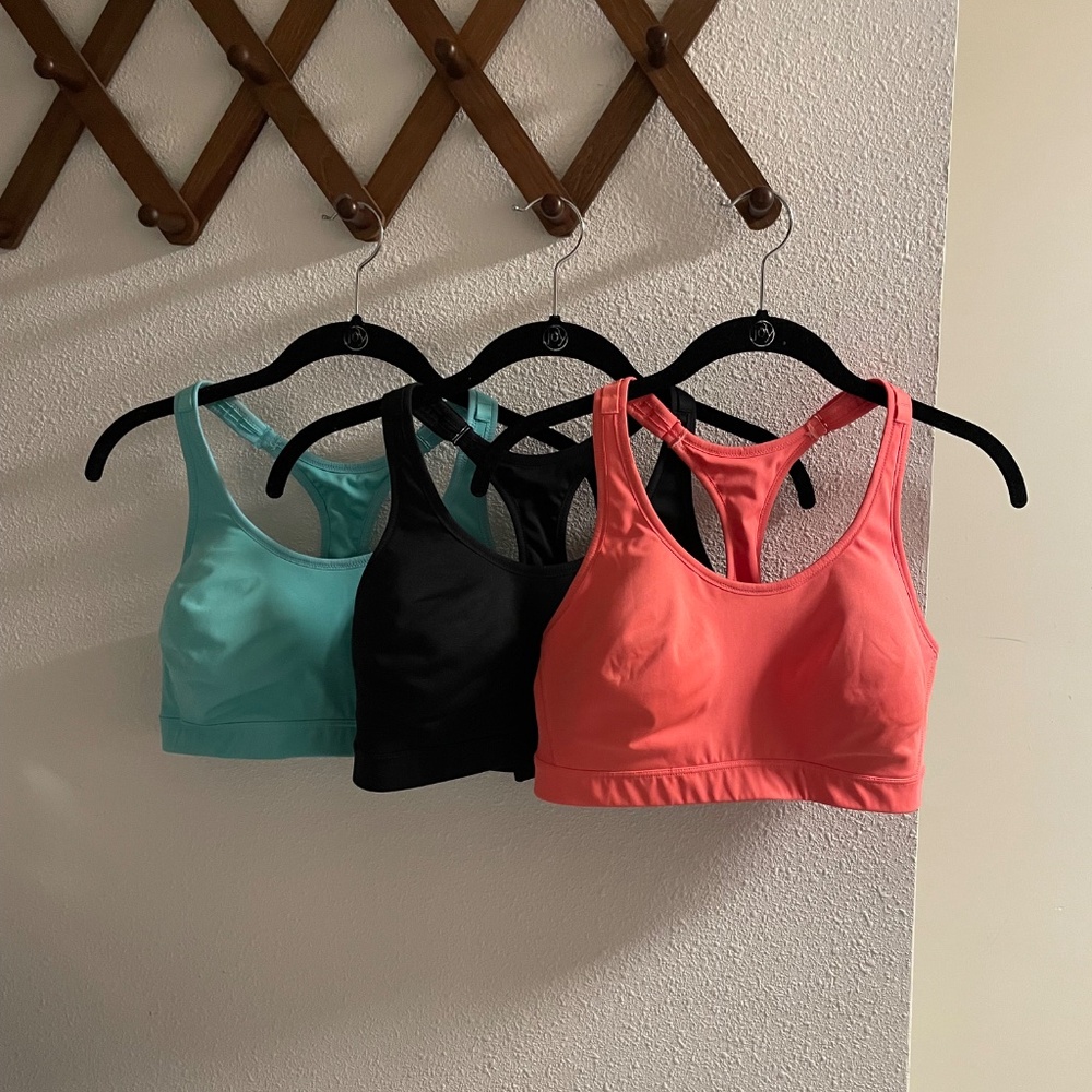 Lot of 3, GapFit High Impact Sports Bras 36C